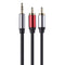 1.8m 3.5mm Jack Male to 2 RCA Aux Stereo Cable for Home Theater Amplifier
