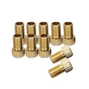 10Pcs Presta To Schrader Valve Adapter Converter Alloy Bicycle Bike Tire Tu