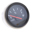 Black Fuel level Gauge, 2" / 52mm, Fuel Level Sensor Kit for Boat Car Truck RV