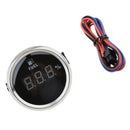 0-190 ohm Digital Fuel Level Gauge 2 inch 52mm, Waterproof Stainless Stress