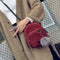 New Fashion Spring Women Corduroy Mini Backpack Girls School Bag with Plush