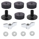 4Pcs Drum Cymbal Felts Washers Cymbal Stand Felt Wing Nuts for Drum Set