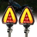 Motorcycle Turn Signal Light Bulb, 1Pair LED Turn Signal Daytime Running Li