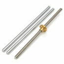 15Pcs 200Mm Optical Axis Guide Bearing Housings Aluminum Rail Shaft Lead Sc