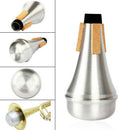 Mute Aluminum Alloy Straight Trumpet Mute for Jazz Musical Instrument Parts