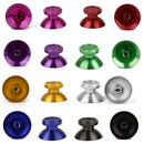 2pcs Red Chrome Joystick Cap Cover Shell For Sony PS4 Xbox One Controller