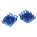 10pcs Blue Aluminum Heatsink Memory Cooler for Xbox360 ps pi mos FT