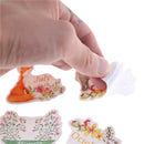 Korean Flowers Weeks Months Words Scrapbooking Stickers Decor DIY Craft Diary M&