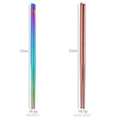 Stainless Steel Chopsticks Series-Reusable Multicolor Lightweight 304 Stain W5T5