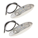 Brand New Durable 2x Car 3 LED Side Marker Clearance Lights Waterproof white