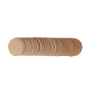 100 Round Kraft Paper Hang Tags Label Wedding Birthday Gift Card with Str txTETE