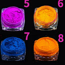 Neon Pigment Nail Powder Dust  Nail Glitter Gradient Glitter Iridescent Acrylic