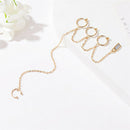 Zircon Long Chain Earring Metal Multi-layer Cartilage Earrings Fashion Jewelry