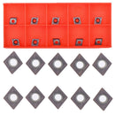 10X/box CCMT060204 Carbide Inserts CCMT0602 For Lathe Turning Tool Holder OZ