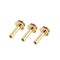 3 Pcs Golden Metal Connecting Rods Piston Buttons Repair Tool for Trumpet R