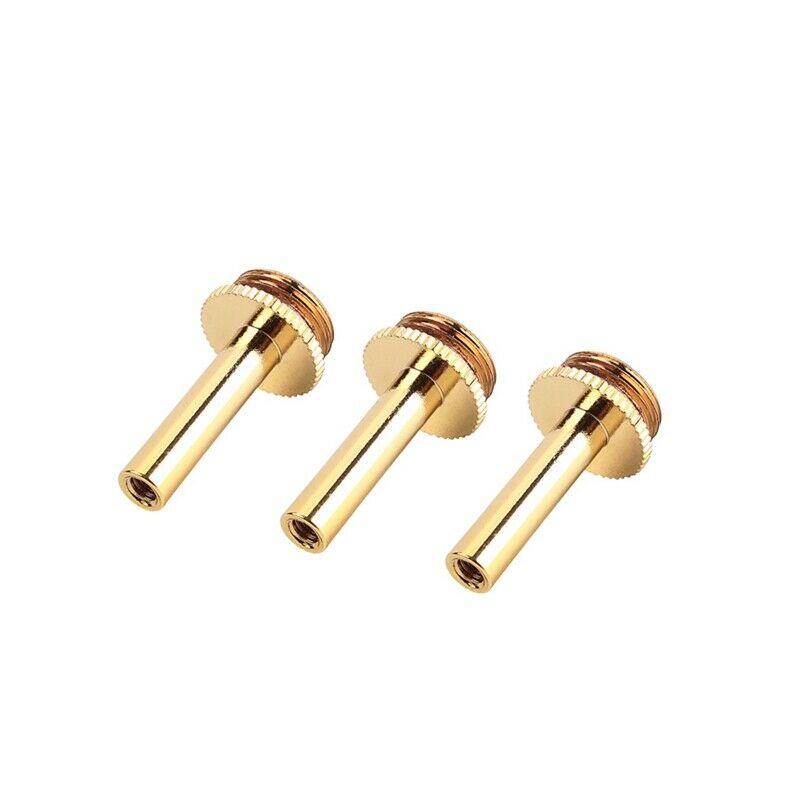 3 Pcs Golden Metal Connecting Rods Piston Buttons Repair Tool for Trumpet R