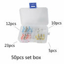 Waterproof 100PCS Solder Sleeve Heat Shrink Tube Wire Terminal Connectors 4 G9V4