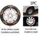 Car Steel X Shaped Truck Anti Skid Safe Tire Snow Chain Winter Strap Emergency