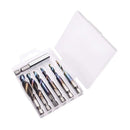 7PCS Hex Shank Titanium Steel Screw Thread Drill Bits Set Compound Tap M3-M10