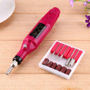 Mini Nail Care Pen Type Electric Grinding Machine Toenail File Tool Grinder Set