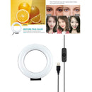 LED Ring Light 4.7"for Live Streaming for YouTube Video Desk Makeup Ring Light
