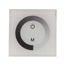 Press wall-mounted LED RGB strip controller to control 12V-24V switch dimme