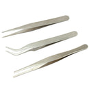3X Repair Precision Jewellery Making Tool Stainless Steel Electronic Tweezers ME