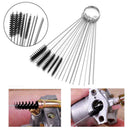 15PCS Car Motorcycle Carburetor Cleaning Needles Brush Dirt Jet Remove Tool Kit