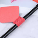 Self-adhesive Leather Pen Clip for Notebooks Journals Clipboards Pen Hold%!