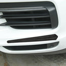 2pcs Car Front Rear Bumper Protector Strips Corner Guard Universal (Black)