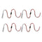 4Pcs Led Light Source Illuminator Car Ceiling Fiber Optic Light Red & White