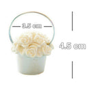 Rose Basket Shaped Wedding Place Card Holders with Holder Stand Memo Holder Card