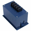 V68A Red LED 3 digits AC 0-500V Digital Voltage Meters Dark Blue
