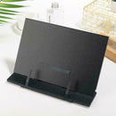 Portable Steel Book Reading Desk Stand Adjustable Book Black Document Holde W5C5
