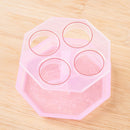 2 in 1 Makeup Brush Drying Rack Solution Kit Washing Board Cosmetic Accs
