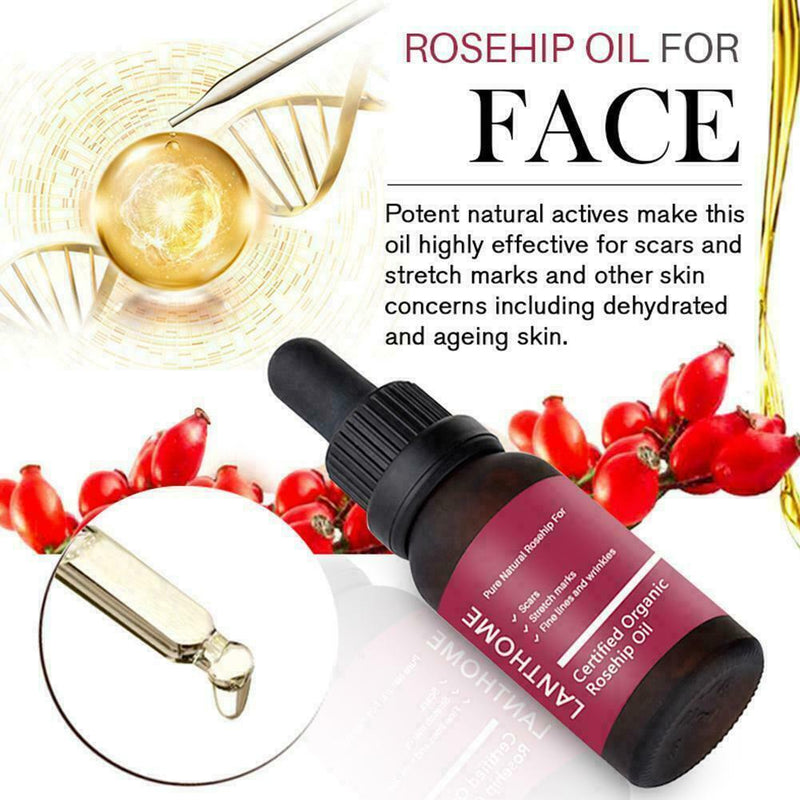 Trilogy Certified Organic Rosehip Oil 20ml (Rosa Canina Seed Oil) 2019 R9R3