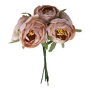 6pcs/lot Simulation Silk cloth bouquet bride holding flowers decorative flo