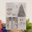 Silicone Clear Stamp Transparent Rubber Stamps DIY Scrapbook Christmas tree SRLJ