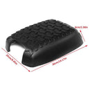 Car Center Armrest Console Cover Pad for Jeep Wrangler JK 2011-2017 Black F