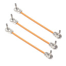 6.35mm Male to 6.35 Male Guitar Pedal Copper Braid Cable for Guitar Effect Pedal