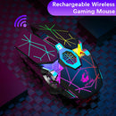 Wireless Gaming Mouse 2.4G USB Rechargeable Backlight Mice Hot!