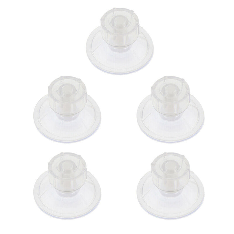 5 Pcs Glass Aquarium   Tank Breeding Separator Divider Plastic Suction Cup