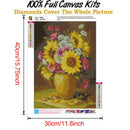 5D DIY Full Drill Diamond Painting Flower Rhinestone Cross Stitch (B848)