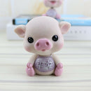 Bobble Head Pig Bobbing Heads Animal Pet Toys for Car Vehicle Decoration A