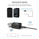 USB Bluetooth 5.0 Adapter Music Audio Receiver transmitter for TV/PC Car FB6V