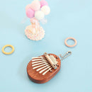 8 Keys Wood Mini Kalimba Thumb Piano Finger Musical Instrument Kids Gifts