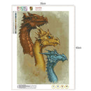 5D DIY Full Drill Diamond Painting Animals Cross Stitch Craft (Dragon 09)
