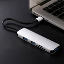 USB C Type-C to USB 3.0 & Card Reader for Micro SD/SD Adapter for Macbook
