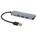 5-In-1 Hub3.0 Connector 4usb3.0 Plus Microusb For PC Laptop Accessories Com