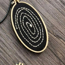 Mini Embroidery Hoop Wooden Frame Hand Cross Stitching Hoop Framing DIY Cra H7L6